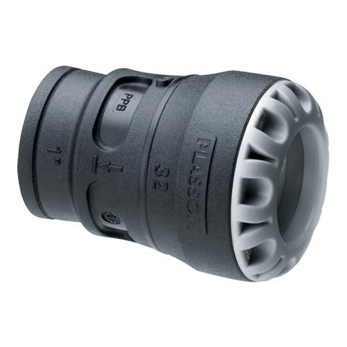 PLASTLINE PLASTLINE push-in rak adapter 63 mm x 2" muff för dragfast s...