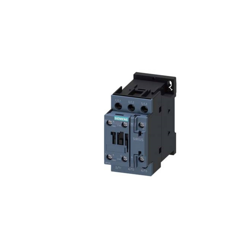Produktbild för SIEMENS kontaktor 11kW 400V AC 25A vid AC3 3-polig 1NO+1NC s...