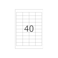 Produktbild för HERMA Premium - permanenta etiketter - 1000 etikett (er) - 48.5 x 25.4 mm