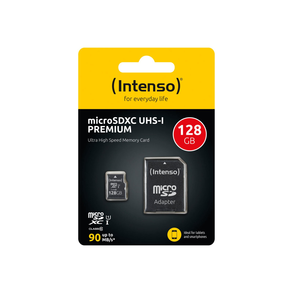 Produktbild för Intenso - flash-minneskort - 128 GB - mikroSDXC UHS-I