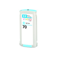 Produktbild för HP 70 - ljus cyan - original - DesignJet - bläckpatron