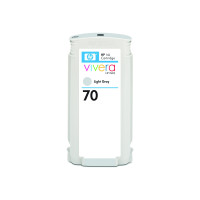 Produktbild för HP 70 - ljus cyan - original - DesignJet - bläckpatron