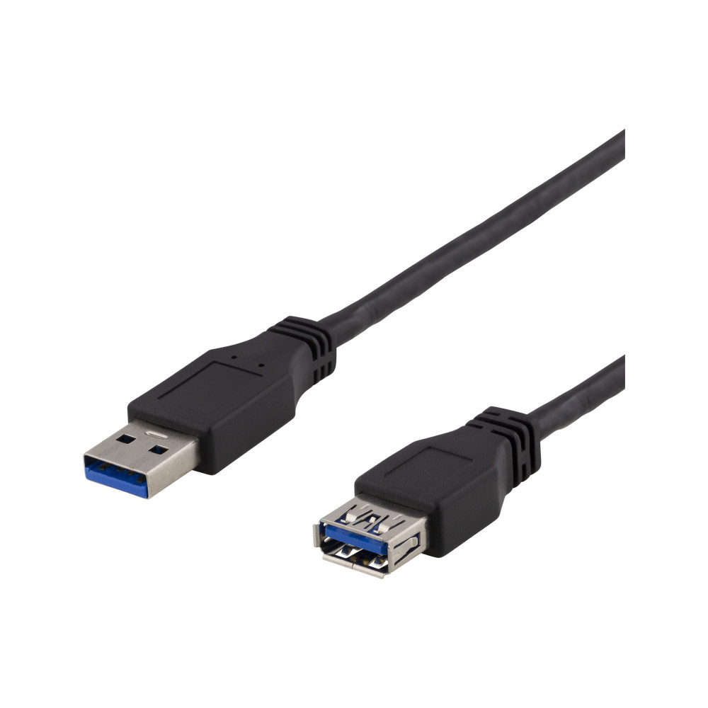 Produktbild för DELTACO USB3-243 - USB-förlängningskabel - USB typ A till USB typ A - 3 m