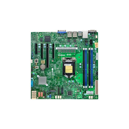 SUPER MICRO Computer SUPERMICRO X12STL-F - moderkort - micro ATX - LGA1200-uttag - C252