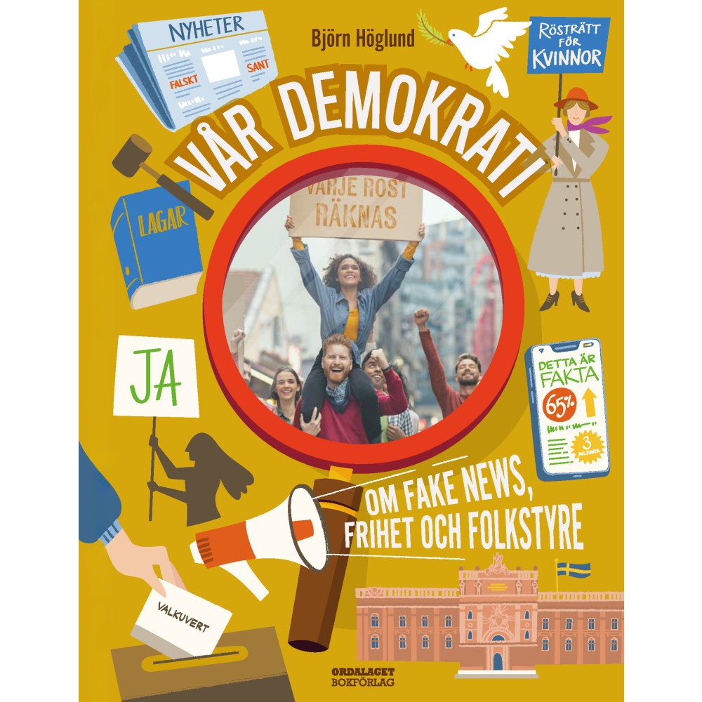 Produktbild för Vår demokrati : om fake news, frihet och folkstyre (inbunden)
