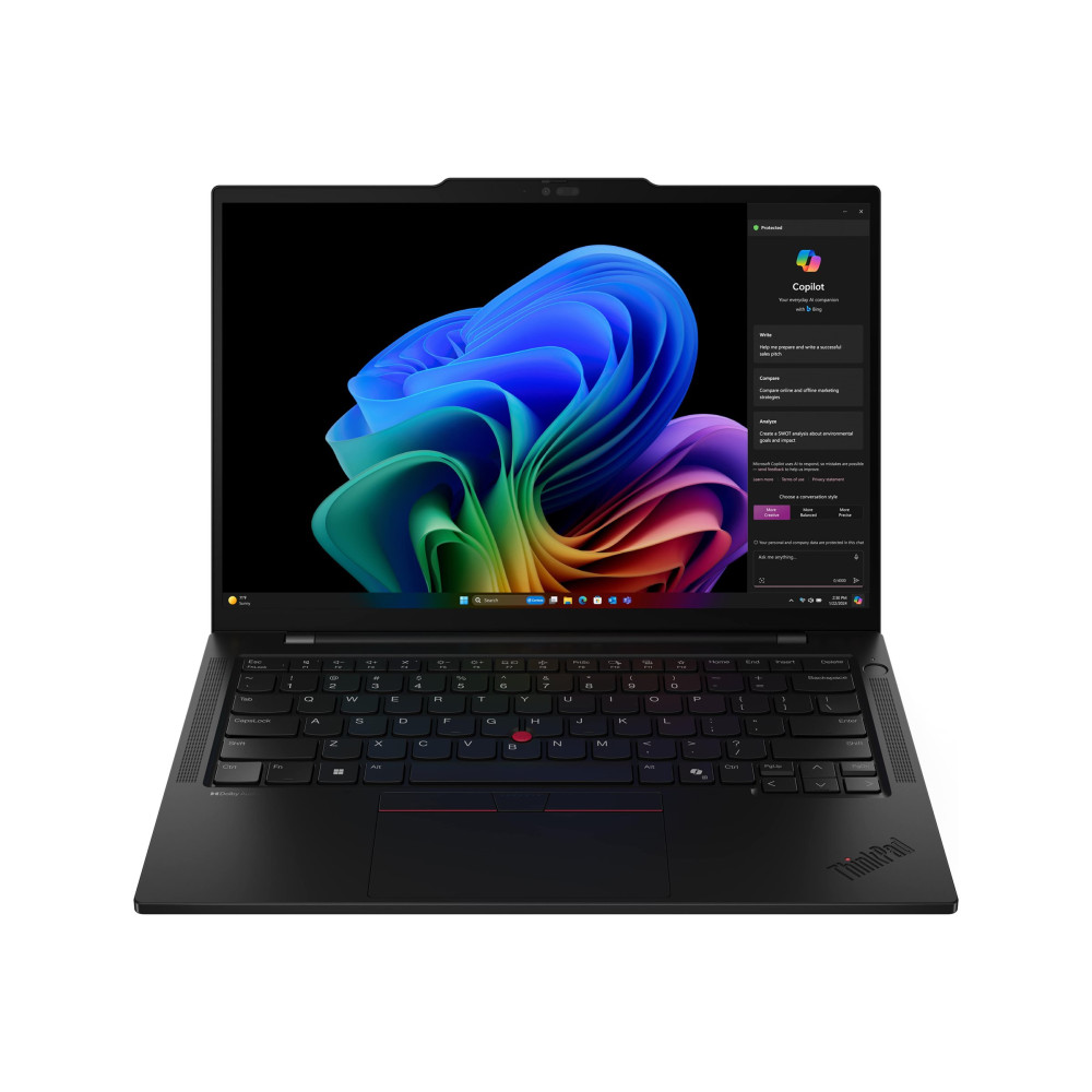 Produktbild för Lenovo ThinkPad T14s Gen 6 - 14" - Qualcomm Snapdragon X Elite - X1E-78-100 - 32 GB RAM - 1 TB SSD - tysk