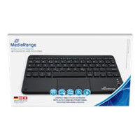 Produktbild för MediaRange MROS130 - tangentbord - med pekplatta - QWERTZ - German/Austrian/Swiss - svart Inmatningsenhet