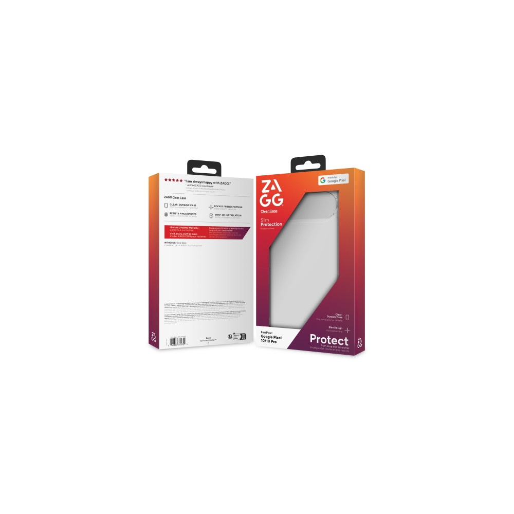 Produktbild för ZAGG Clear, Omslag, Google, Pixel 10/Pixel 10 Pro, 16 cm (6....