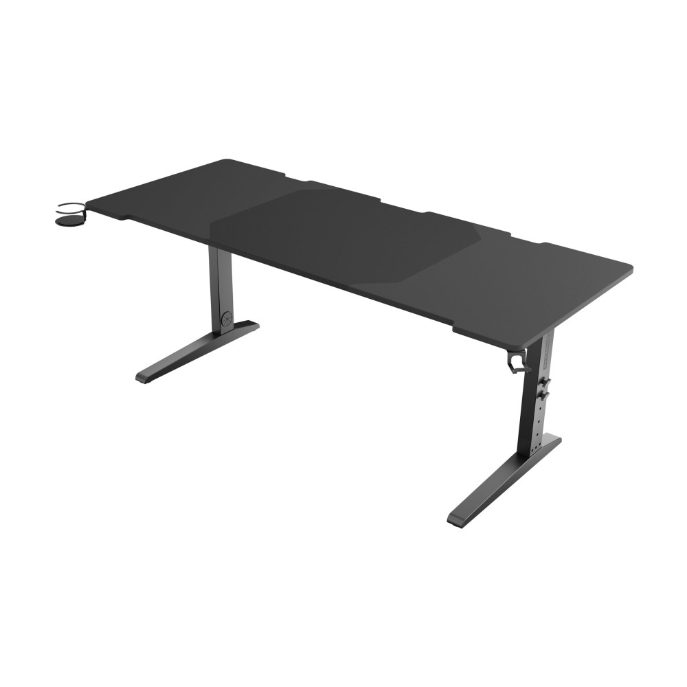 Produktbild för Genesis Holm Modular - skrivbord - rektangulär - antracit, svart