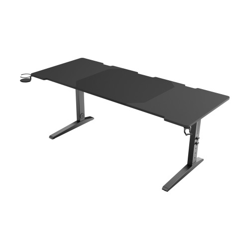 GENESIS Genesis Holm Modular - skrivbord - rektangulär - antracit, svart