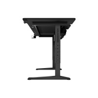 Produktbild för Genesis Holm Modular - skrivbord - rektangulär - antracit, svart