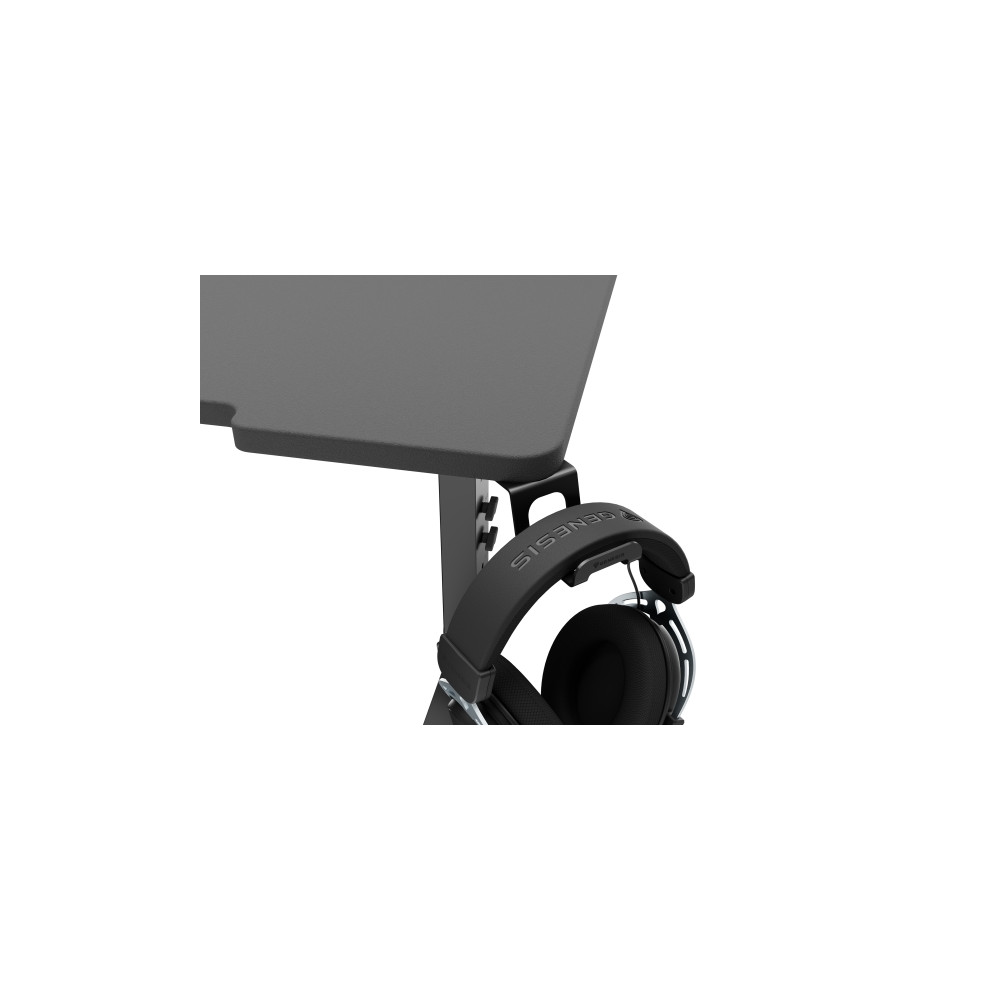 Produktbild för Genesis Holm Modular - skrivbord - rektangulär - antracit, svart