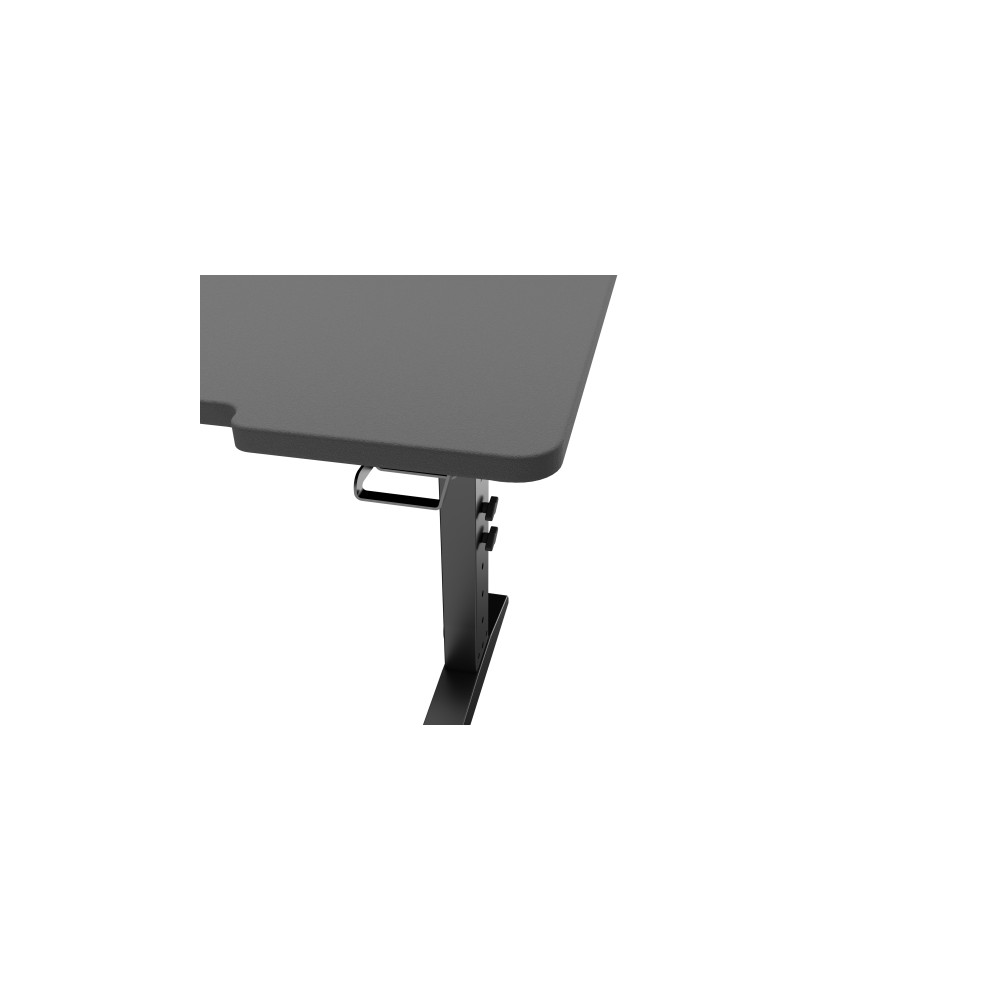 Produktbild för Genesis Holm Modular - skrivbord - rektangulär - antracit, svart