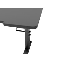 Produktbild för Genesis Holm Modular - skrivbord - rektangulär - antracit, svart