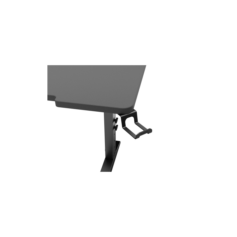 Produktbild för Genesis Holm Modular - skrivbord - rektangulär - antracit, svart
