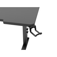 Produktbild för Genesis Holm Modular - skrivbord - rektangulär - antracit, svart