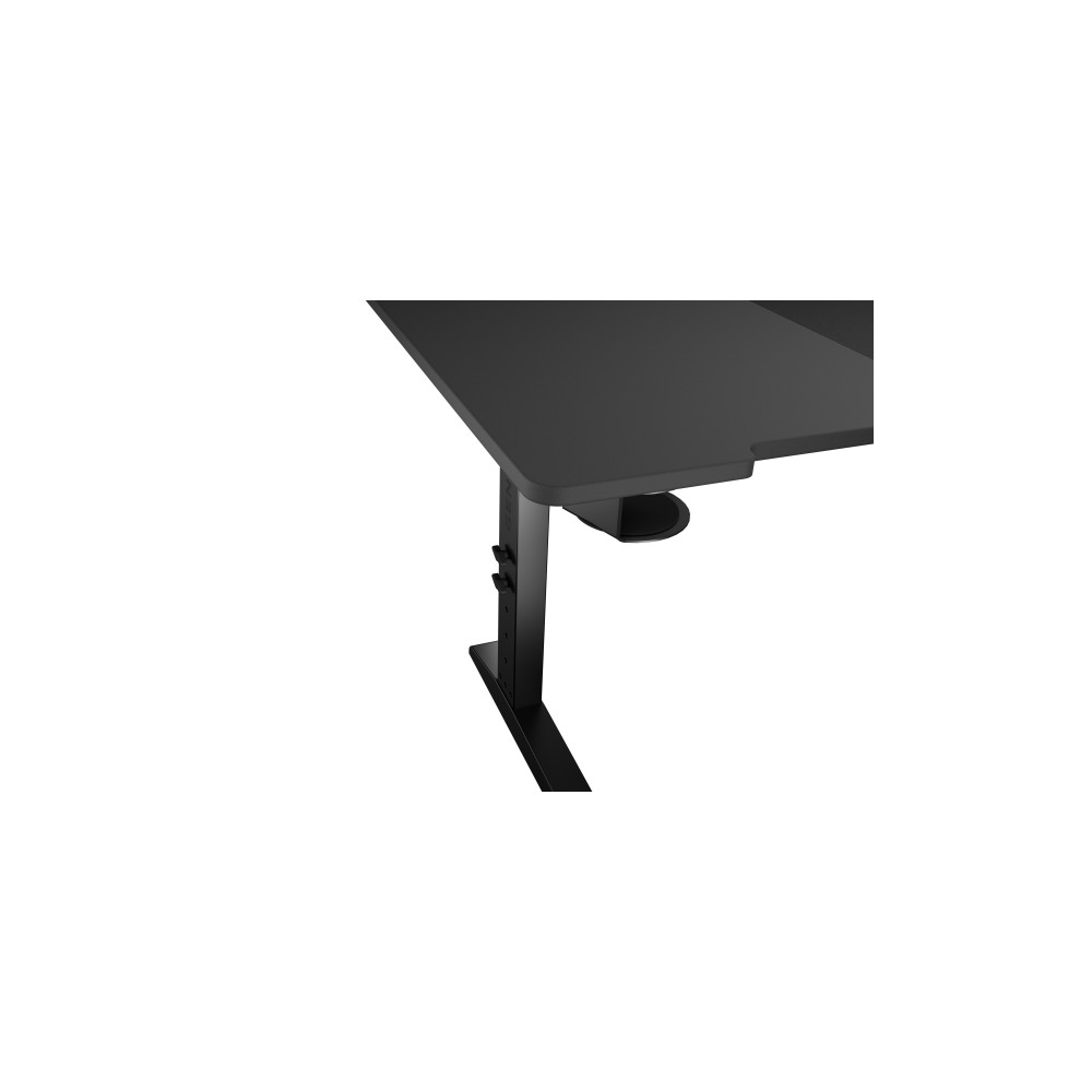 Produktbild för Genesis Holm Modular - skrivbord - rektangulär - antracit, svart