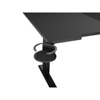 Produktbild för Genesis Holm Modular - skrivbord - rektangulär - antracit, svart