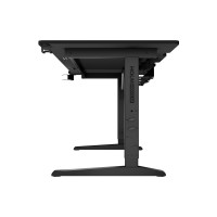 Produktbild för Genesis Holm Modular - skrivbord - rektangulär - antracit, svart