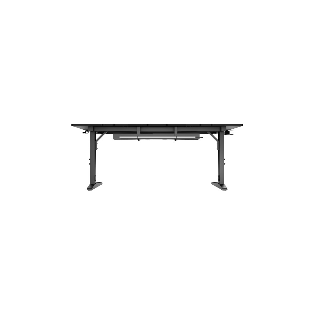 Produktbild för Genesis Holm Modular - skrivbord - rektangulär - antracit, svart