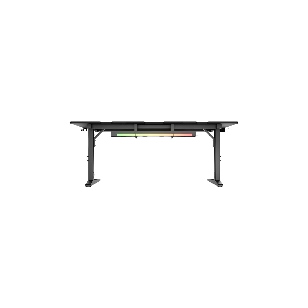 Produktbild för Genesis Holm Modular - skrivbord - rektangulär - antracit, svart