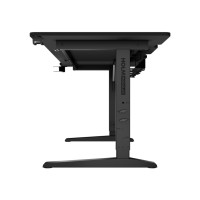Produktbild för Genesis Holm Modular - skrivbord - rektangulär - antracit, svart