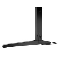 Produktbild för Genesis Holm Modular - skrivbord - rektangulär - antracit, svart