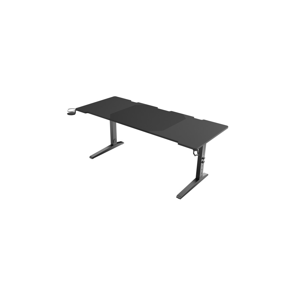 Produktbild för Genesis Holm Modular - skrivbord - rektangulär - antracit, svart