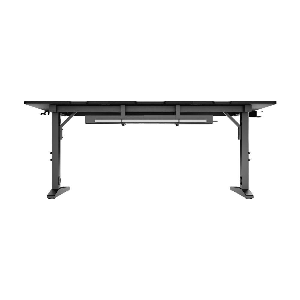 Produktbild för Genesis Holm Modular - skrivbord - rektangulär - antracit, svart