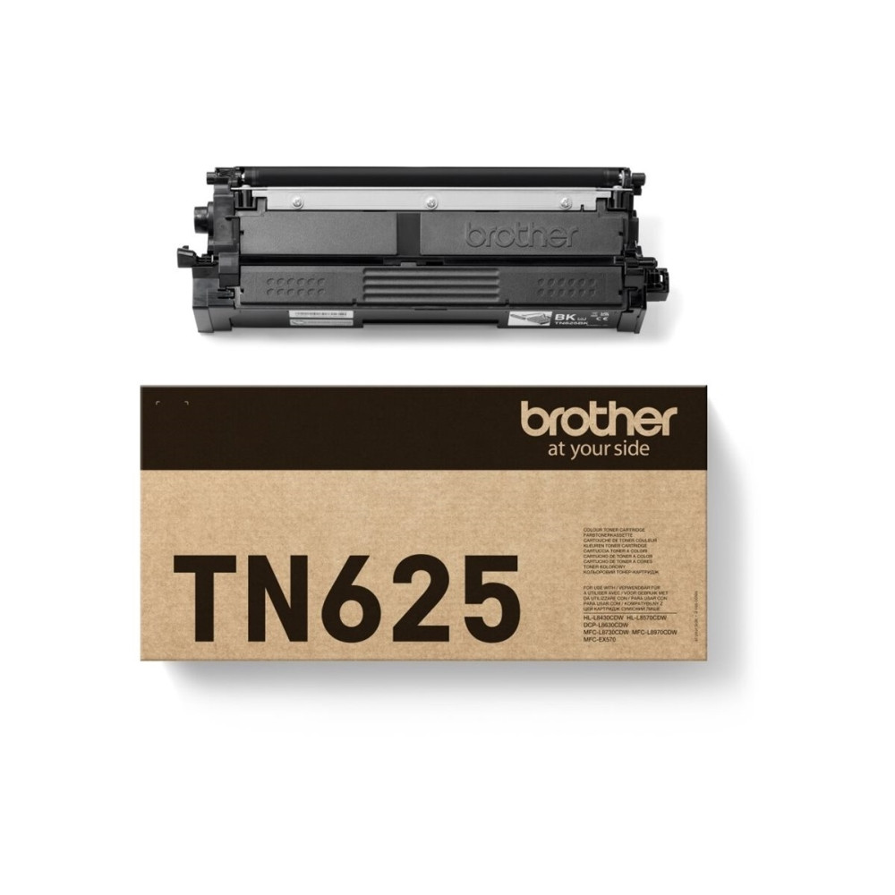 Produktbild för Brother TN625BK - svart - original - tonerkassett