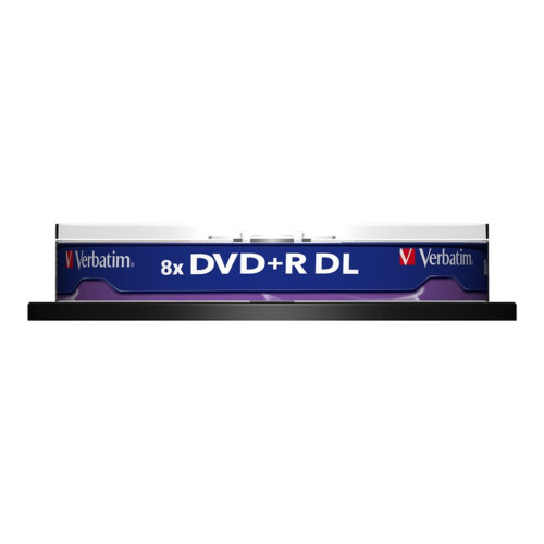 VERBATIM Verbatim - DVD+R DL x 10 - 8.5 GB - lagringsmedier