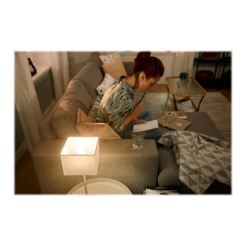 Produktbild för Philips Hue - LED-glödlampa - form: ljus - E14 - 5.5 W - varmt vitt ljus - 2700 K - vit (paket om 2)