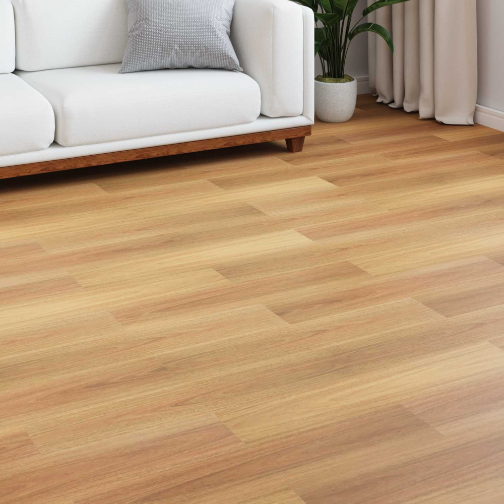 Produktbild för Laminatgolv 5 pcs Mörk Valnöt 101 x 20 x 0,8 cm Konstruerat trä