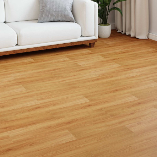 vidaXL Laminatgolv 5 pcs Varm Kastanj 101 x 20 x 0,8 cm