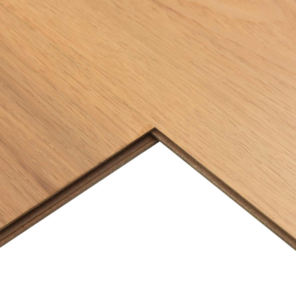 Produktbild för Laminatgolv 5 pcs Naturlig bambu 101 x 20 x 0,8 cm