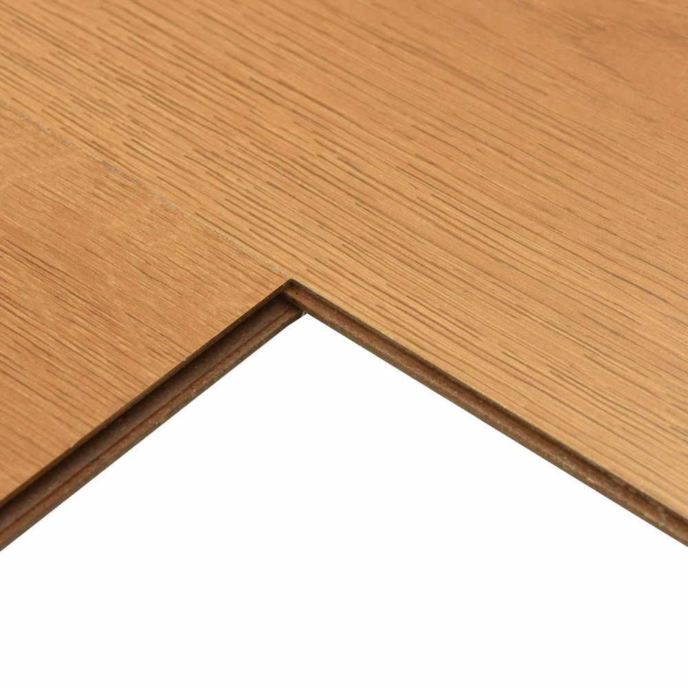 Produktbild för Laminatgolv 15 pcs Ljus beige 101 x 20 x 0,8 cm Konstruerat trä