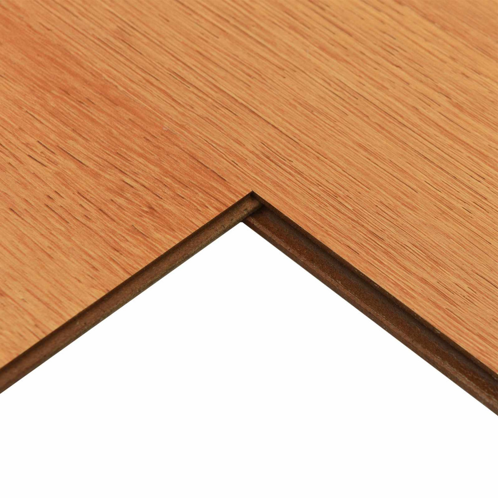 Produktbild för Laminatgolv 15 pcs Beige 101 x 20 x 0,8 cm Konstruerat trä