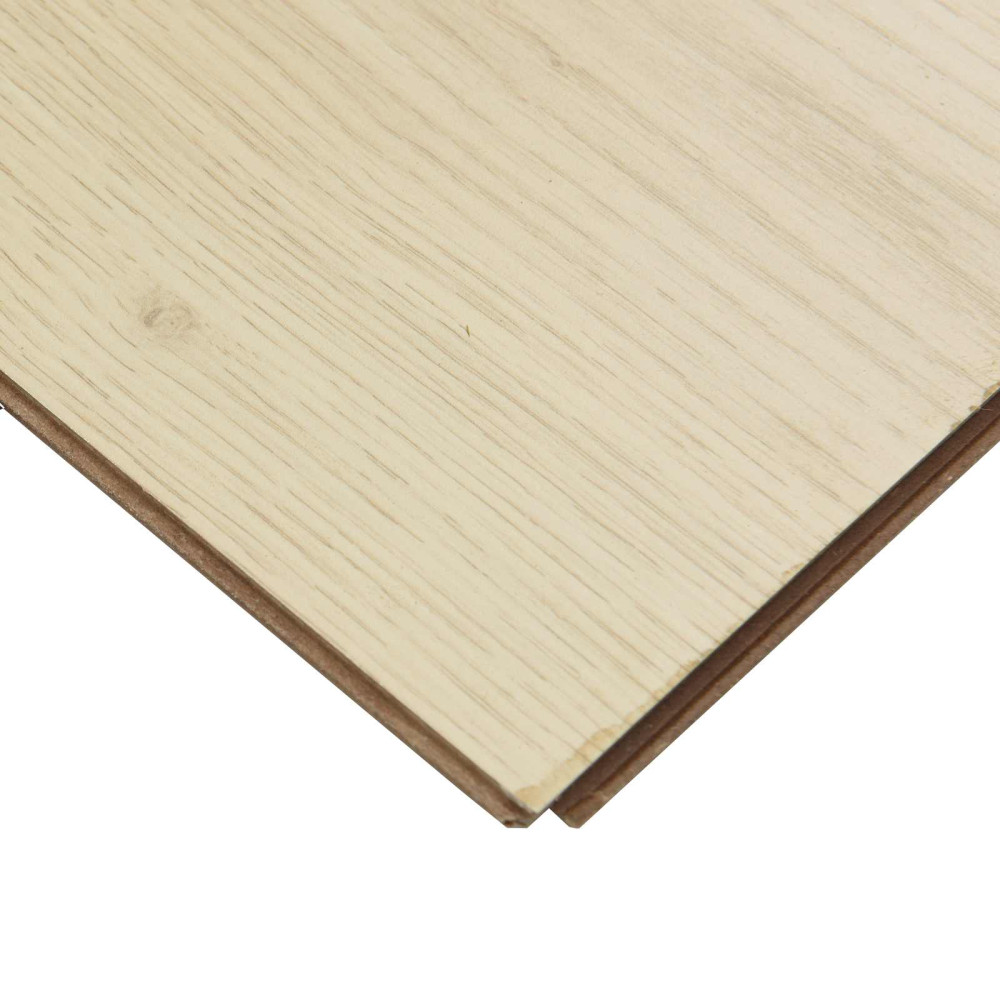Produktbild för Laminatgolv 15 pcs Mjuk Beige 101 x 20 x 0,8 cm Konstruerat trä