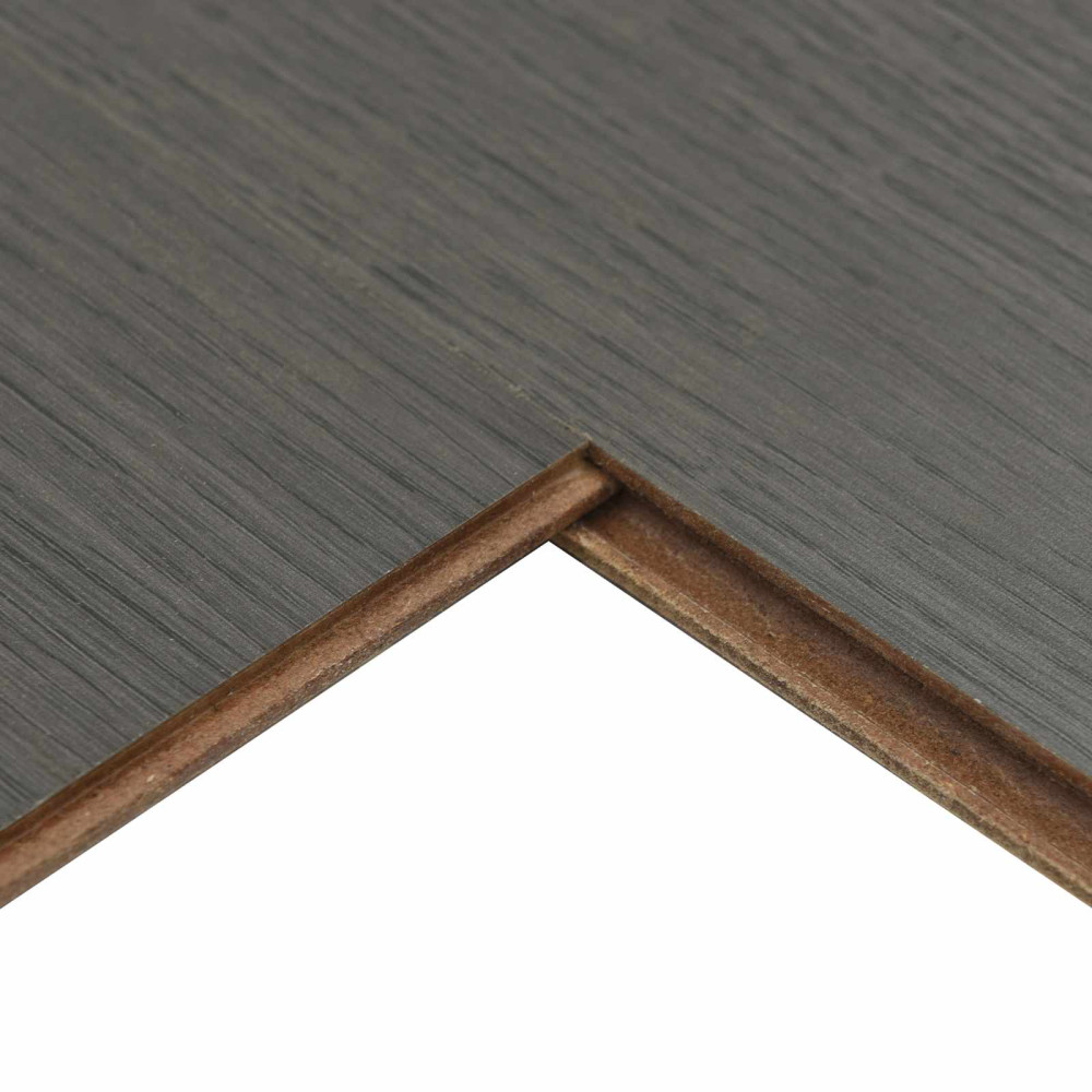 Produktbild för Laminatgolv 15 pcs Varm Grå 101 x 20 x 0,8 cm Konstruerat trä
