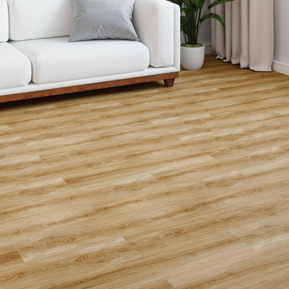 Produktbild för Laminatgolv 15 pcs Rustik Brown 101 x 20 x 0,8 cm