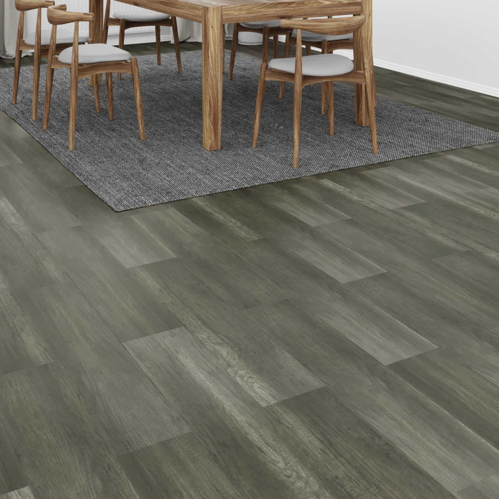 Produktbild för Laminatgolv 15 pcs Gammal Grå 101 x 20 x 0,8 cm Konstruerat trä