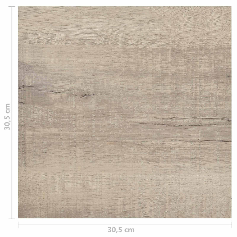Produktbild för Golvplankor 55 pcs Taupe 5,11 m² PVC
