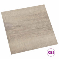 Produktbild för Golvplankor 55 pcs Taupe 5,11 m² PVC