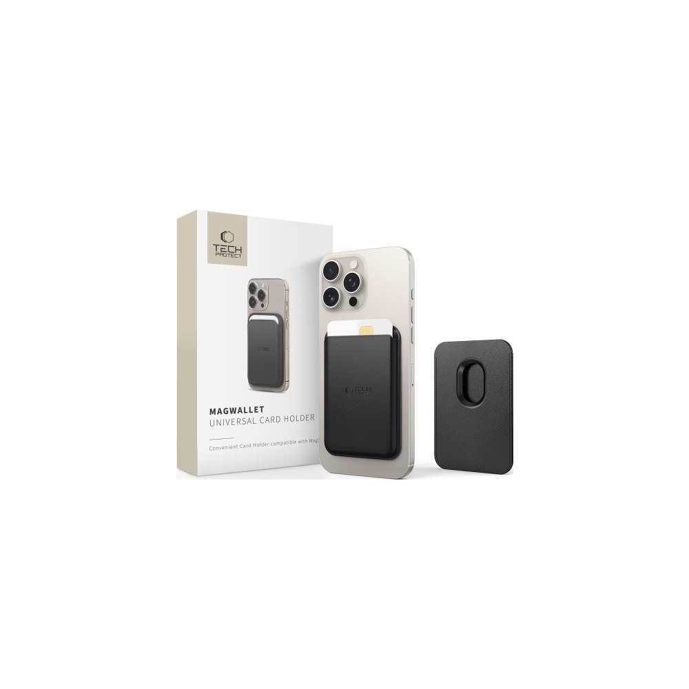 Produktbild för Tech-Protect MAGWALLET MagSafe universell magnetisk korthåll...