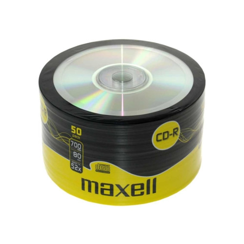 Maxell Maxell 624036, 52X, CD-R, 120 mm, 700 MB, Krympfilmsförpacka...