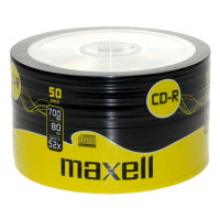 Produktbild för Maxell 624036, 52X, CD-R, 120 mm, 700 MB, Krympfilmsförpacka...
