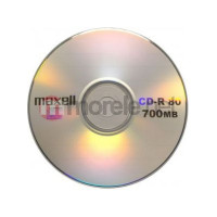 Produktbild för Maxell 624036, 52X, CD-R, 120 mm, 700 MB, Krympfilmsförpacka...