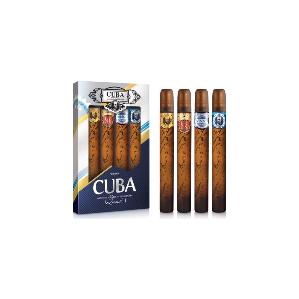 Produktbild för Cuba Cuba EDT Gold 35 ml + EDT Royal 35 ml + EDT Winner 35 m...