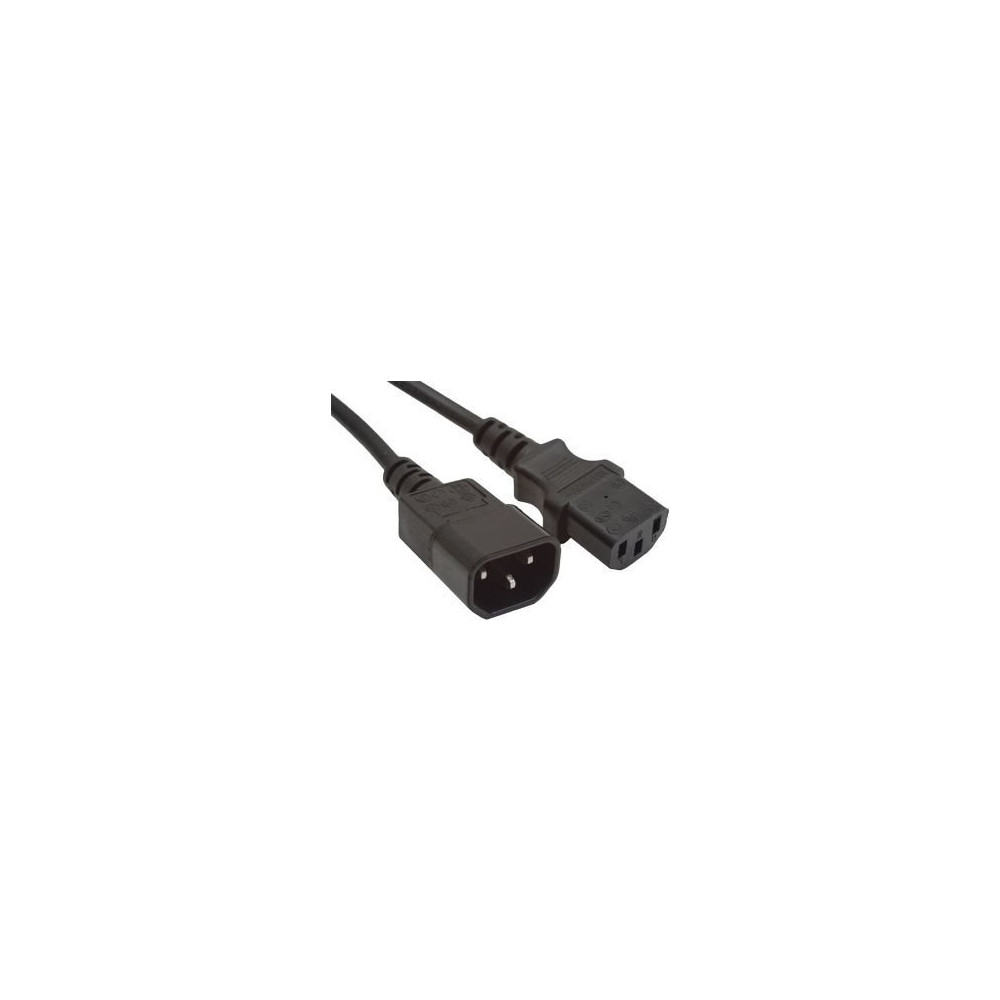 Produktbild för Gembird PC-189-VDE - förlängningskabel för ström - power IEC 60320 C13 till IEC 60320 C14 - 3 m