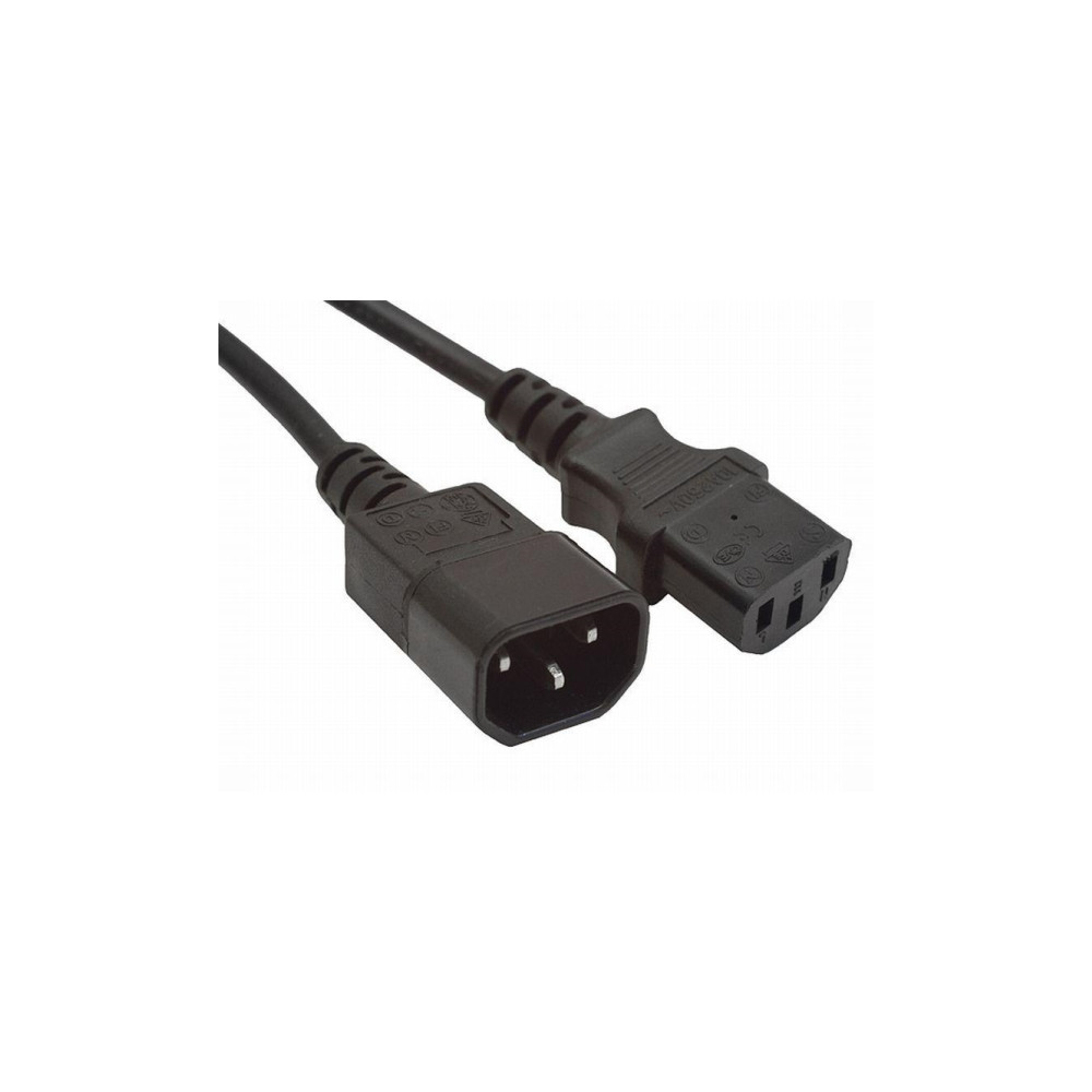 Produktbild för Gembird PC-189-VDE - förlängningskabel för ström - power IEC 60320 C13 till IEC 60320 C14 - 3 m